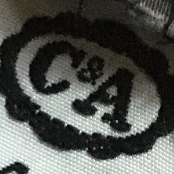 Vintage 80s Union Made Orange and Green Abstract Button Waist Pleated Midi Skirt - Picture 13 of 14